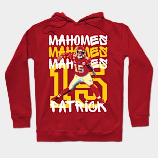 Patrick Mahomes chiefs pixel art Hoodie